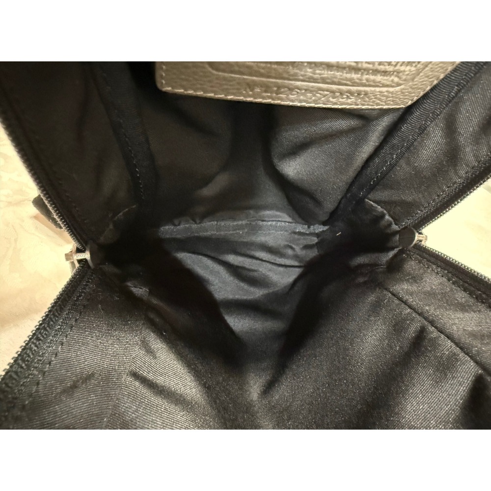 Coach Sling Backpack Mens OS Grey Leather F70691 Crossbody Commuter Luxury - Picture 6 of 16